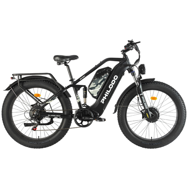 [Back-Order] PHILODO Jumbo Dual Motor Dual Battery Full Suspension Electric Bike