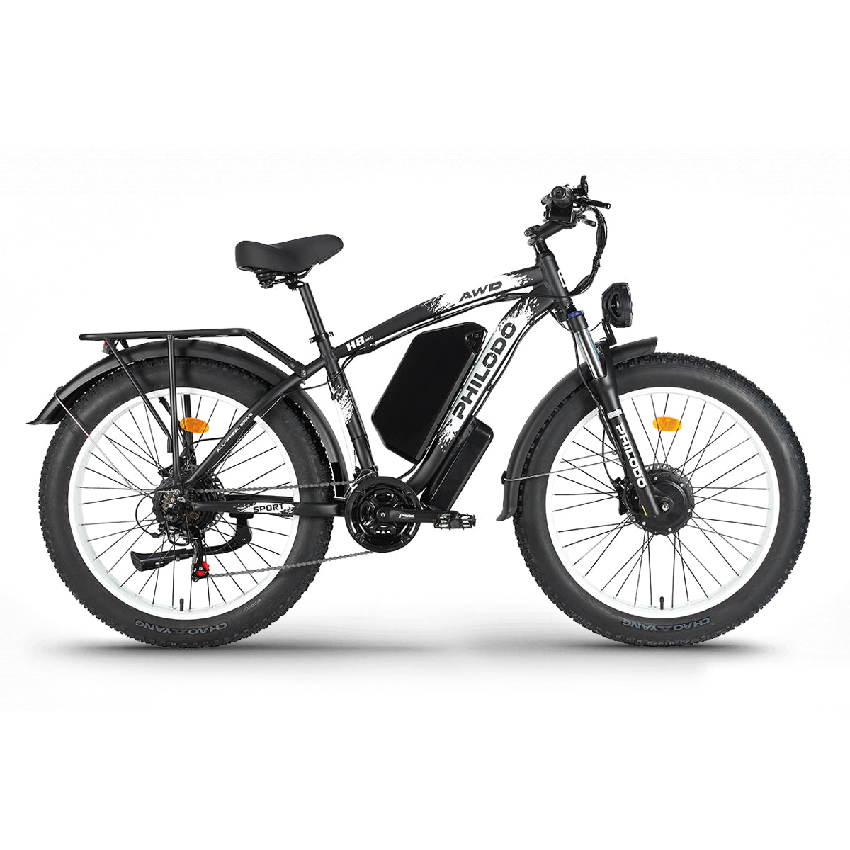 PHILODO Upgraded H8 60V Dual Motor Fat Tire Electric Bike 5000