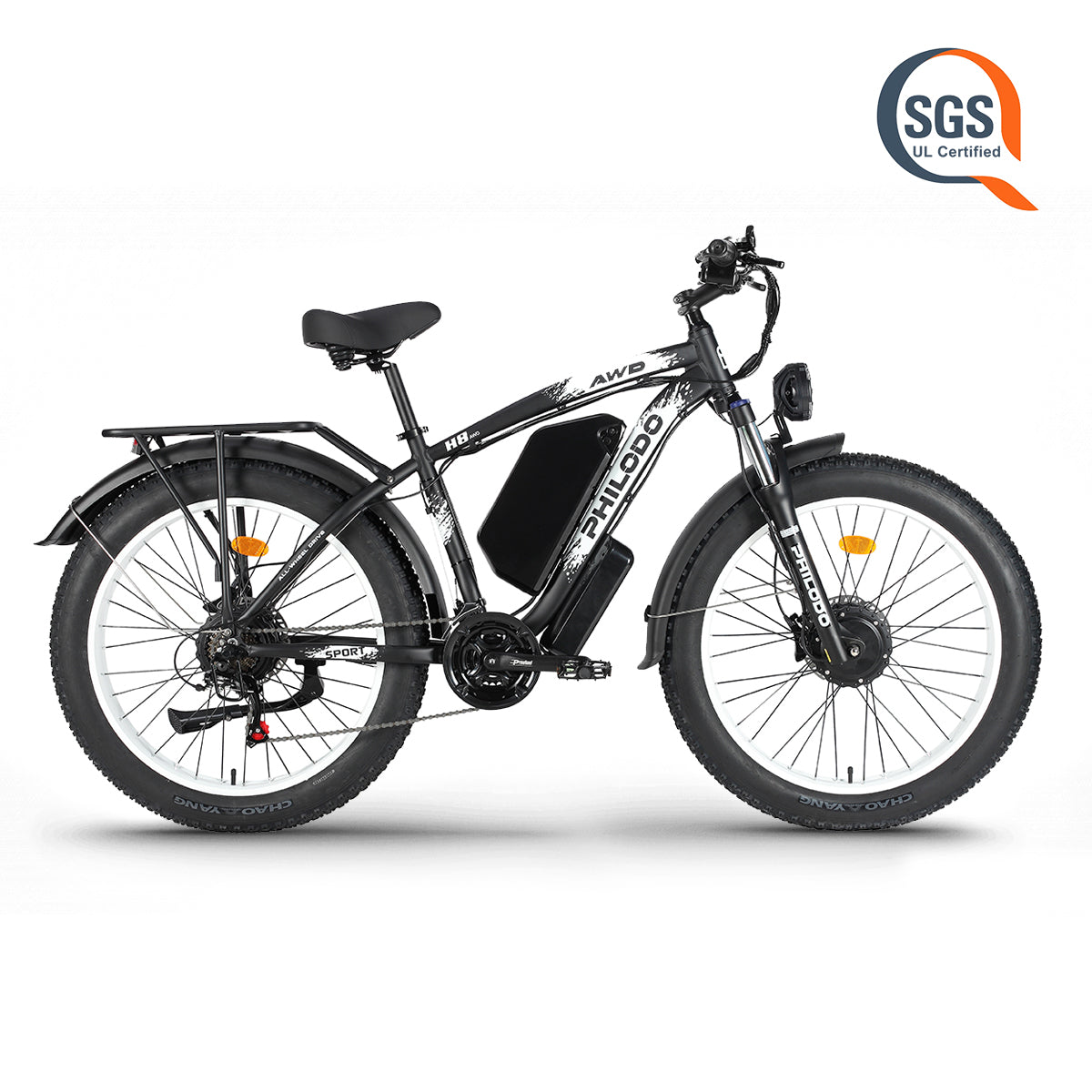PHILODO Upgraded H8 60V Dual Motor Fat Tire Electric Bike 5000 Watts – PHILODO BIKES