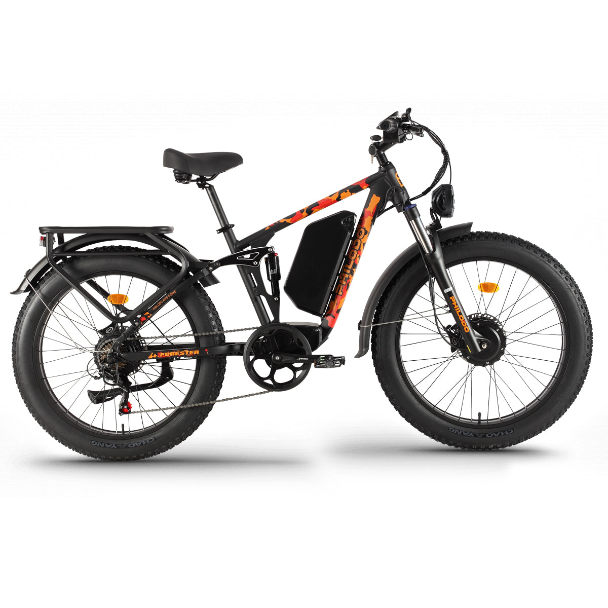 PHILODO Forester 60V Dual Motor Electric Bike Full Suspension