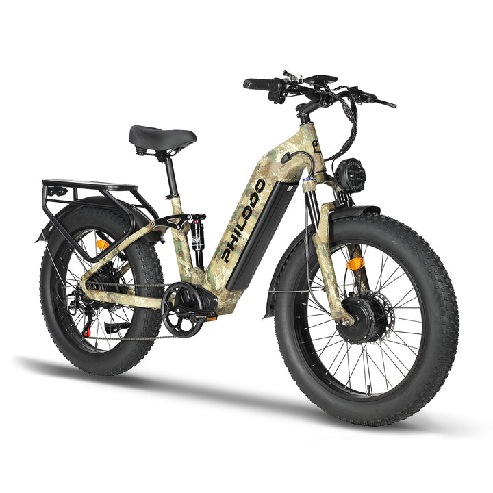 Phildo PHILODO FALCON Camo 60V Dual Motor Electric Bike – PHILODO BIKES