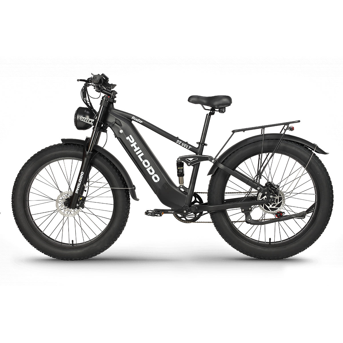 PHILODO E-BIKE 26” PHILODO Hunter 52V Full Suspension Electric Bike – PHILODO BIKES