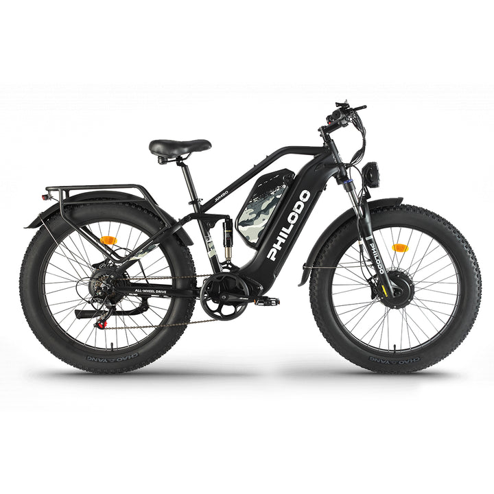 PHILODO Jumbo Dual Motor Dual Battery Full Suspension Electric Bike – PHILODO BIKES