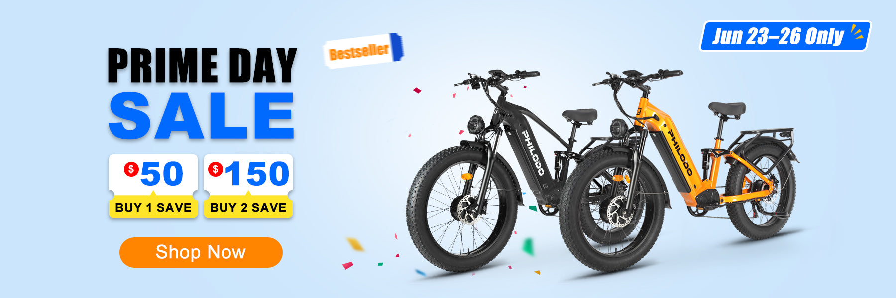 Powerful Dual Motor eBike for Adults - PHILODO – PHILODO BIKES