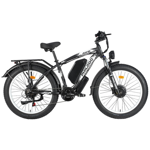 Philodo Upgraded H8 60V Dual Motor Fat Tire Electric Bike 5000 Watts