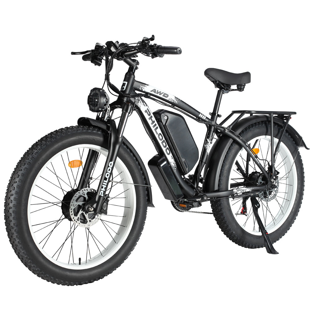 PHILODO Upgraded H8 60V Dual Motor Fat Tire Electric Bike 5000